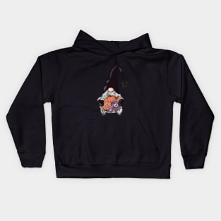 Halloween - Gnome , Pumpkin ,Flowers and Spider Kids Hoodie